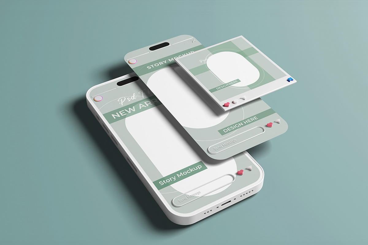 Iphone 14 Pro Max Screen Mockup, an Advertising Mockup by Artlogs x Modaldesain (Photo 2 of 2)