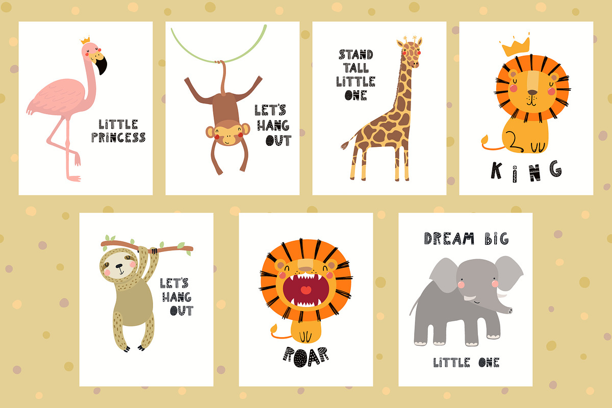 Safari Adventure Animal Graphics, an Animal Illustration by sceptical cactus (Photo 13 of 15)