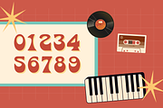 Opal Groove – Playful Retro Display, a Handwritten Font by BearyType Studio (Thumbnail 9 of 9)