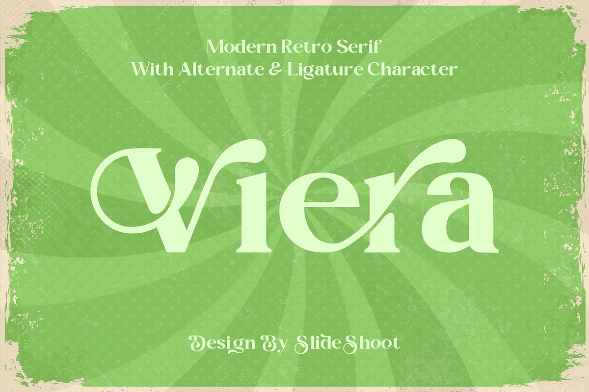 Viera Retro Serif Font, a Serif Font by Idea Studio (Photo 1 of 15)
