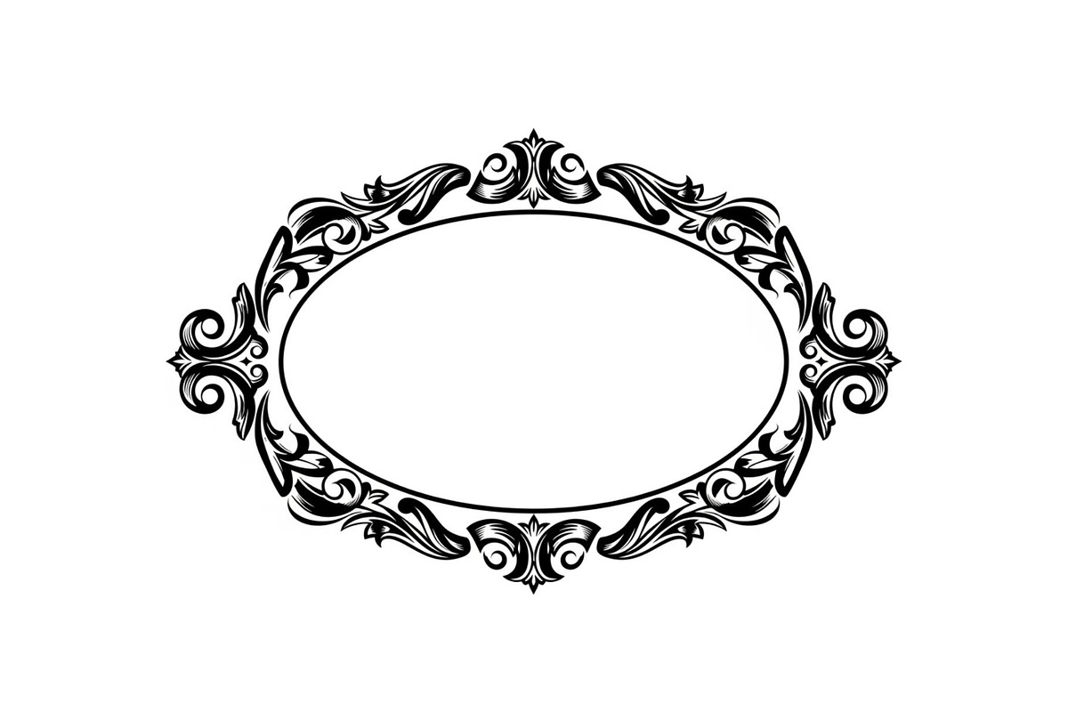 Elegant Oval Ornament Frame Bundle, an Illustration by jahid234 (Photo 18 of 31)