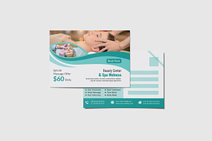 Beauty & Spa Postcards Templates