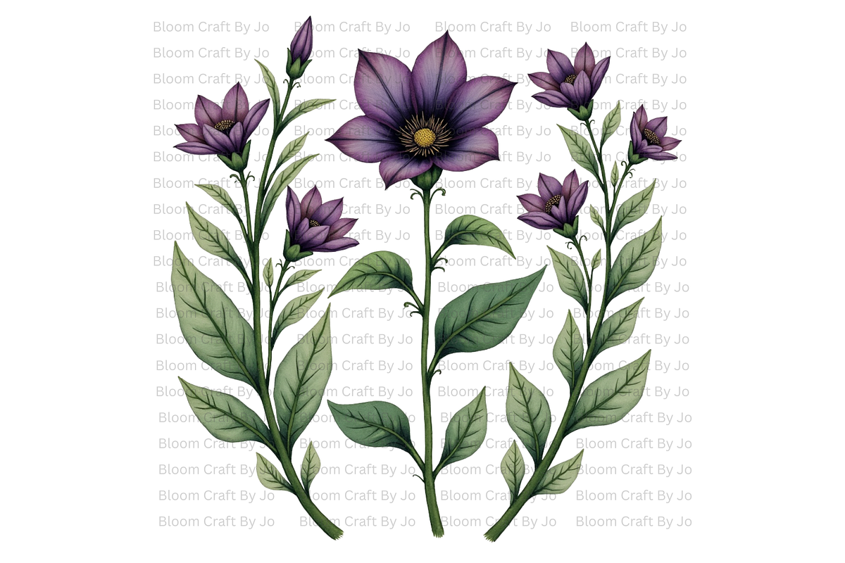 Deadly Nightshade Studies, a Decorative Illustration by Bloom Craft Creations (Photo 6 of 12)
