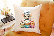 Watercolor Sweets Cute Bakery Animal, an Illustration by Sublimation Artist (Thumbnail 6 of 6)
