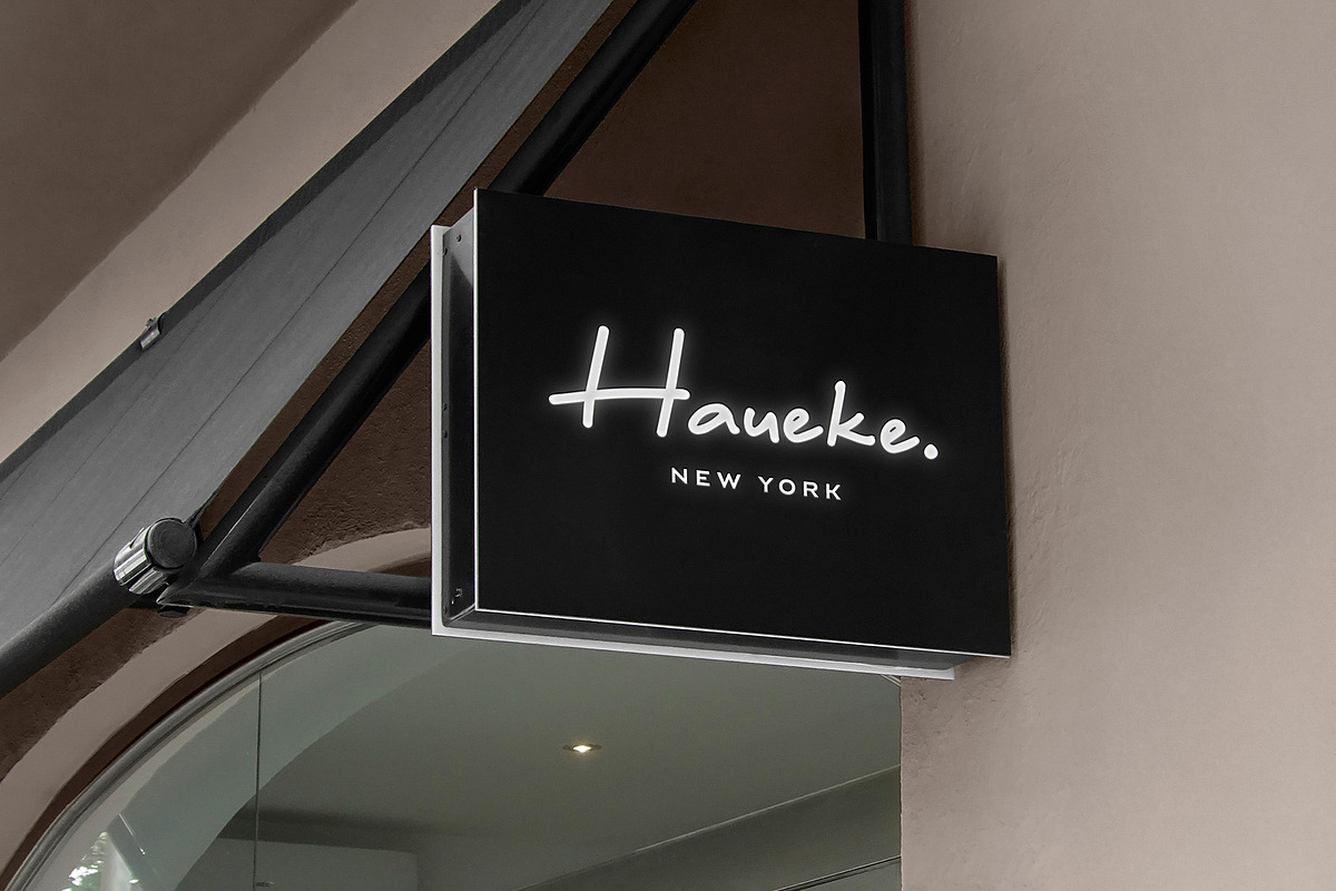 Logo Mockup Black Hanging Sign, an Advertising Mockup by Asylab (Photo 3 of 5)