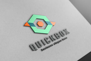 Quick Box Letter Q Pro Branding Logo