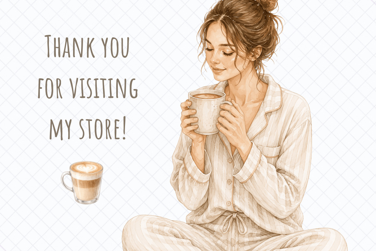 Cozy Home Clipart: 50 PNG Set, a Decorative Illustration by Whimsy Brush Studio (Photo 7 of 7)