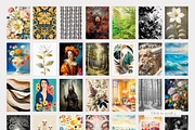333 Eclectic Prints Collection, a Background Graphic by ApetekMarket (Thumbnail 3 of 14)