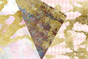 Gold Foil Grunge Textures