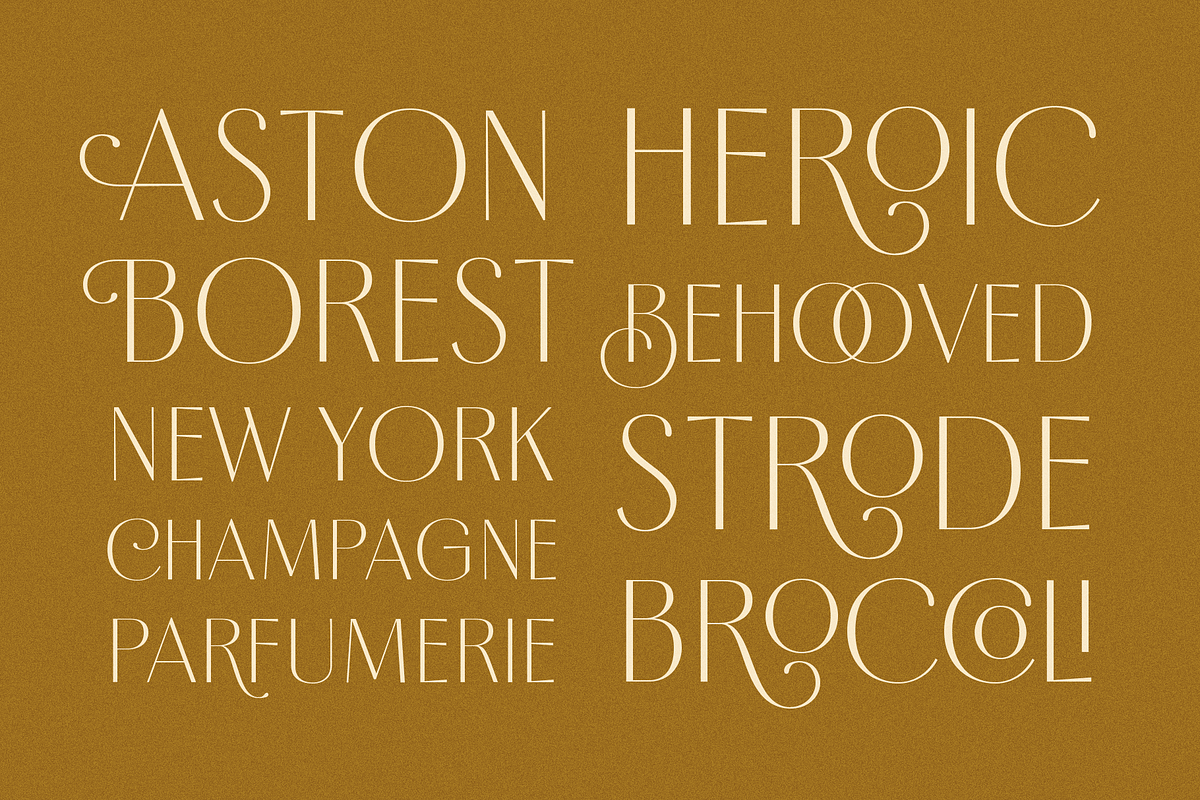 Borest - Elegant Roman Sans Serif preview 2