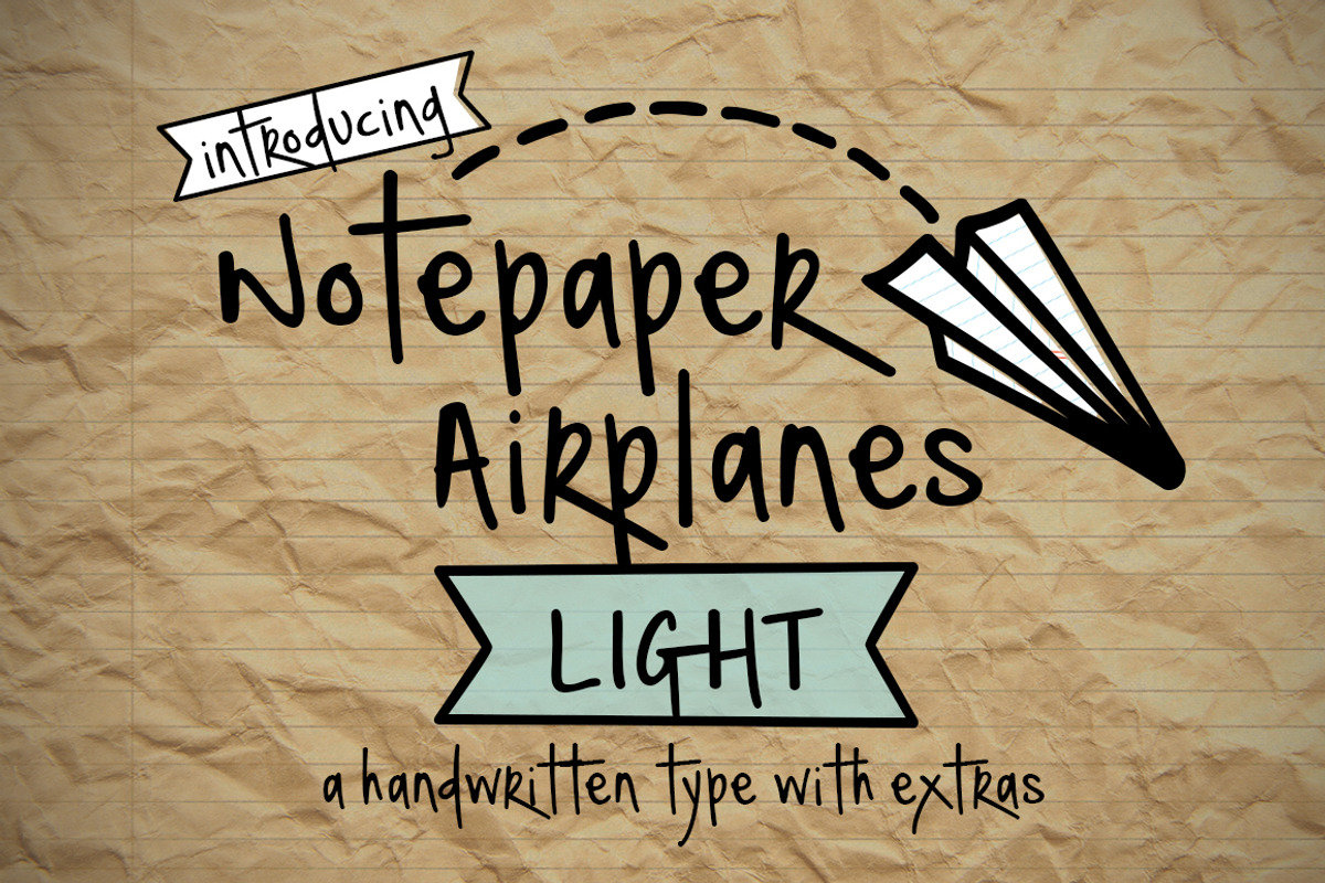 Notepaper Airplanes Light