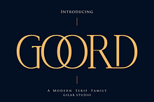 Goord - Modern Serif Family