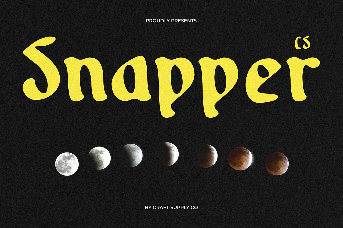CS Snapper Drawn, a Blackletter Font by Craft Supply Co. (Photo 1 of 8)