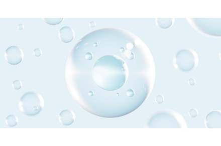 Molecule inside Liquid Bubble, an Abstract Photo by Daniel Megias