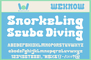 Beach Game font, a Font by weknow (Thumbnail 3 of 5)
