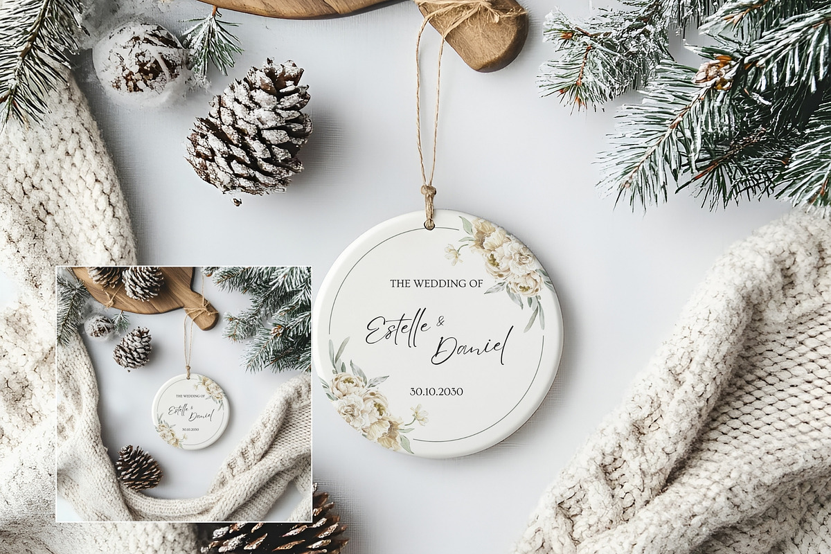 Christmas Ornament Mockup SC014 - 01, a Books & Magazine Mockup by Callistemon Creative (Photo 10 of 10)