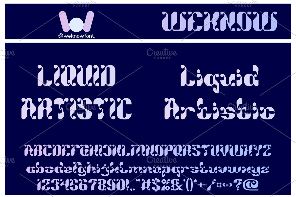 Psyche and Logos font, a Font by weknow (Photo 5 of 8)