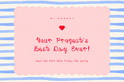 Flourish Curly Script Font, a Font by PickMimi (Thumbnail 1 of 8)