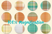 Terra Cotta and Teal Plaid, a Pattern Graphic by Northern Whimsy Design (Thumbnail 3 of 4)