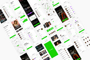 Personal Trainer & Fitness App, an UI Kit Template by flr.24 (Thumbnail 2 of 2)