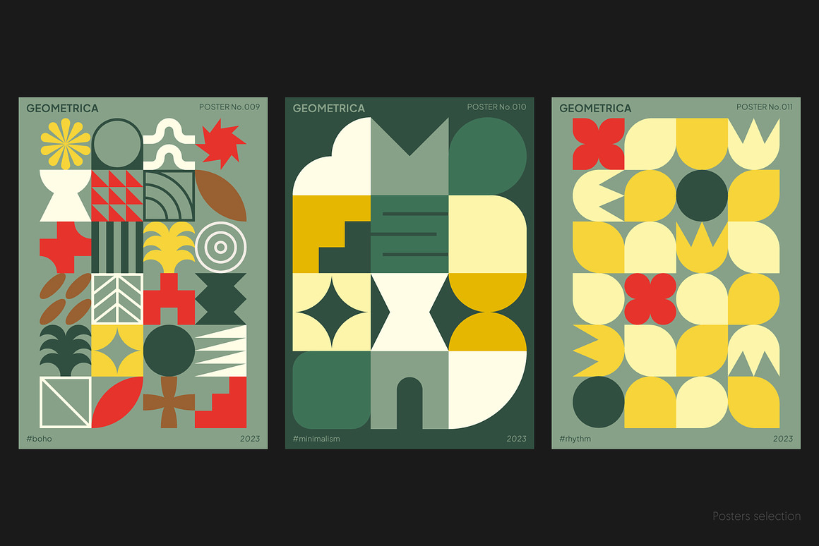 Geometrica Vol.1 – Vector Shape Kit, an Object Graphic by Léo Alexandre (Photo 10 of 16)