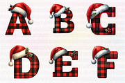 Watercolor Christmas Alphabet, an Illustration by CreationArt (Thumbnail 2 of 6)
