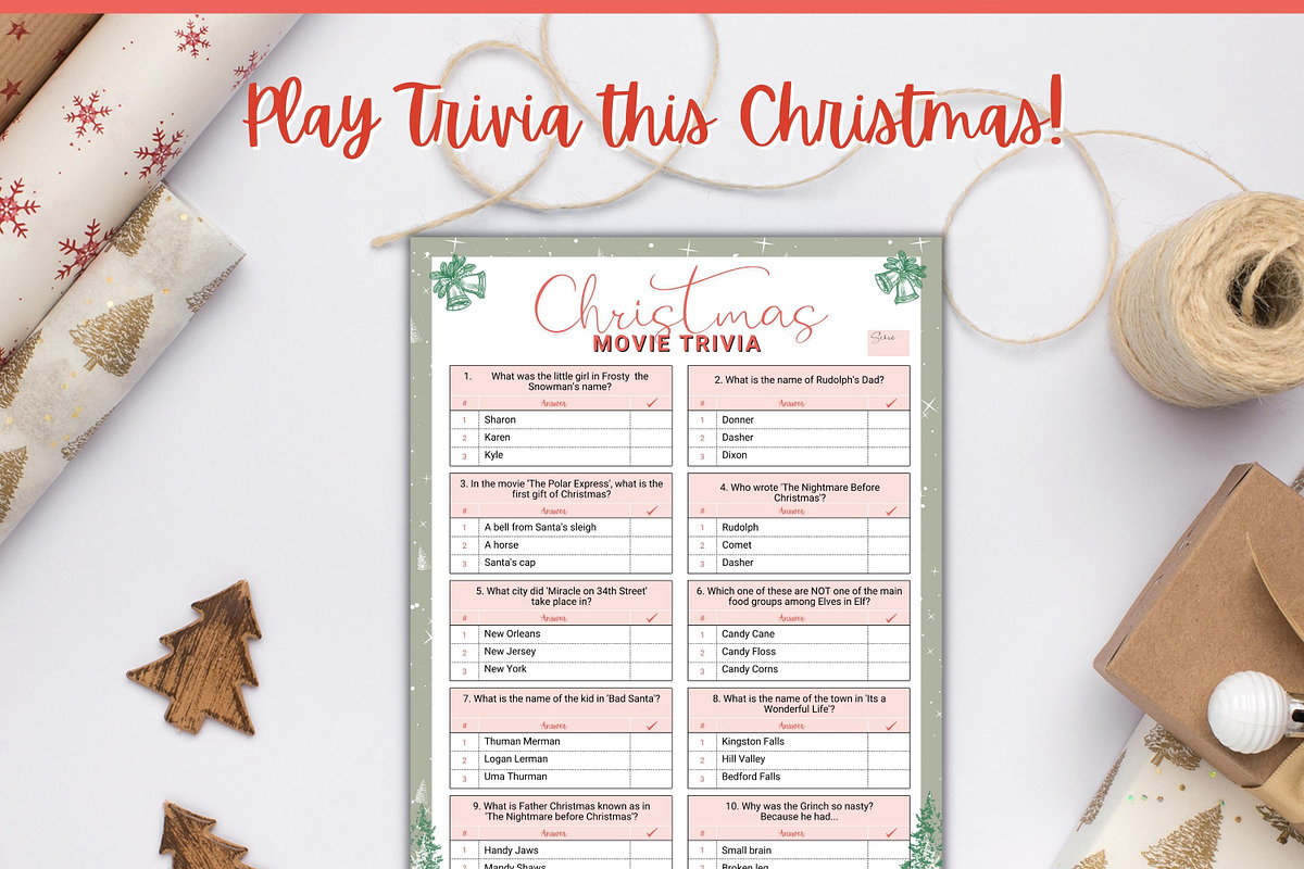 Christmas Games BUNDLE - 13 games!, a Templates & Theme by Templatables (Photo 7 of 11)