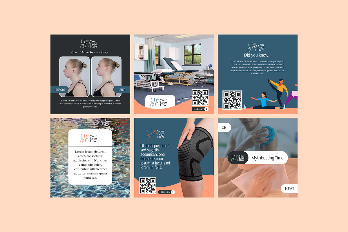 Physiotherapy Social Media, a Social Media Template by Sincerely Media (Photo 6 of 9)