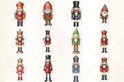 Christmas Nutcracker Clipart, an Illustration by CrexoraLab (Thumbnail 4 of 5)