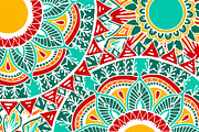 Boho flowers - mandala patterns, an Illustration by Lytvynenko Anna (Thumbnail 5 of 5)