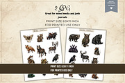 Witchcraft Totem Animals Clipart, a Decorative Illustration by Print Haven Mochi Vintage (Thumbnail 2 of 6)