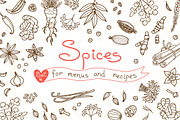 Spices - Design Set, a Food Illustration by Baksiabat (Thumbnail 1 of 2)