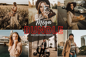 Mobile Lightroom Presets Bundle 200+