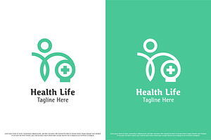 Healthy Person Logo Design Template, a Branding & Logo Template by Morvana Crew