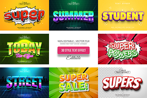 3D Text Effects Collection Vol 21