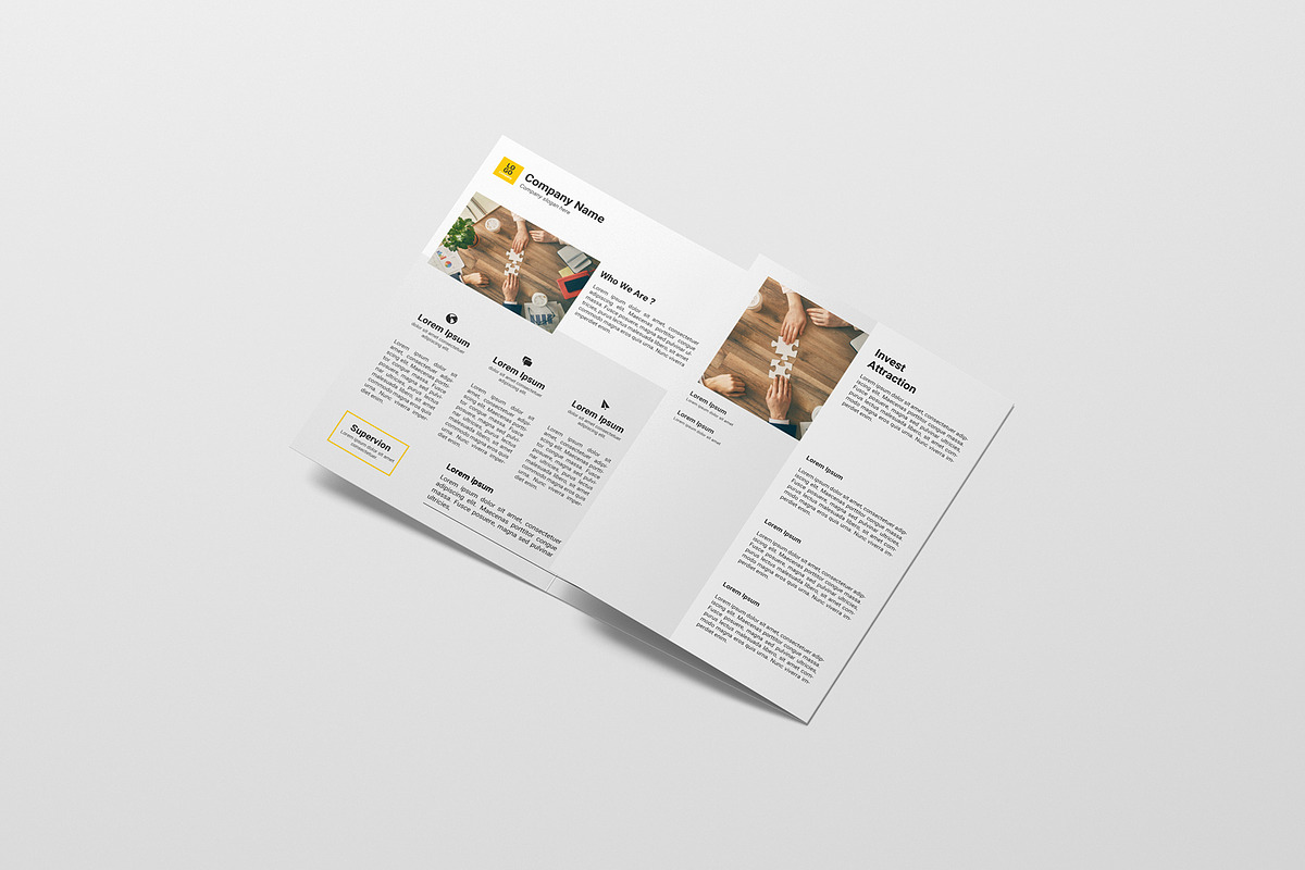 A4 / A5 Trifold Brochure Mockup, a Books & Magazine Mockup by Mockup Supper