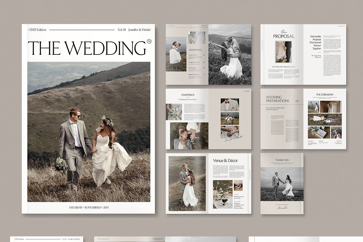 Wedding Magazine Template, a Brochure Template by BrandPacks (Photo 5 of 5)