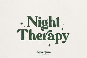 Adventuro Retro Serif Font