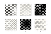 Hearts Seamless Patterns, a Pattern Graphic by Curly_Pat (Thumbnail 3 of 8)