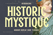 Historic Mystique Display Serif, a Serif Font by timelesstype.co (Thumbnail 1 of 20)