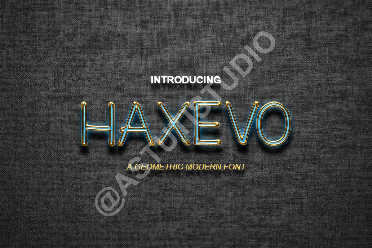 Haxevo - Modern Elegant Serif Typefa, a Font by Astuti Studio (Photo 1 of 16)
