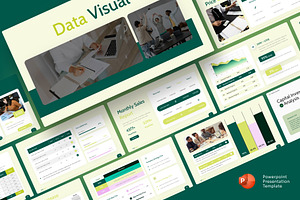 Data Visual PowerPoint Presentation, a Presentation Template by Premast