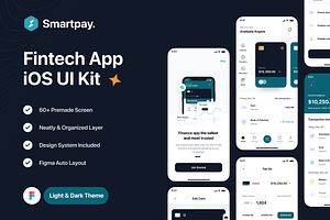 Smartpay - Fintech App IOS UI Kit