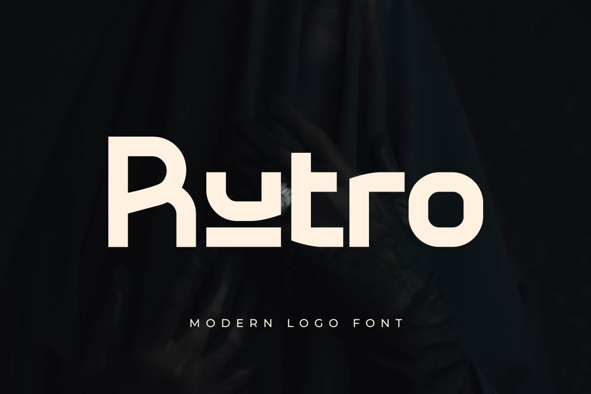 Rutro – Creative Display Sans Serif, a Sans Serif Font by Artiveko (Photo 1 of 6)