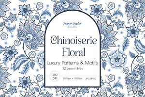 Chinoiserie Floral Patterns & Motifs