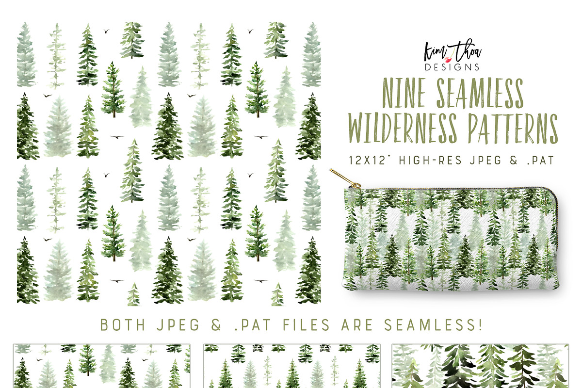 The Great Wilderness Watercolor Set, an Animal Illustration by Kim Thoa Designs (Photo 2 of 8)
