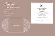 Laser cut invitation template, an Invitation Template by MARIA KOLYADINA (Thumbnail 2 of 2)