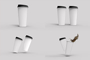 Coffee Cup Mockup - 8 views, a Cups & Container Mockup by Illusiongraphic (Thumbnail 17 of 18)