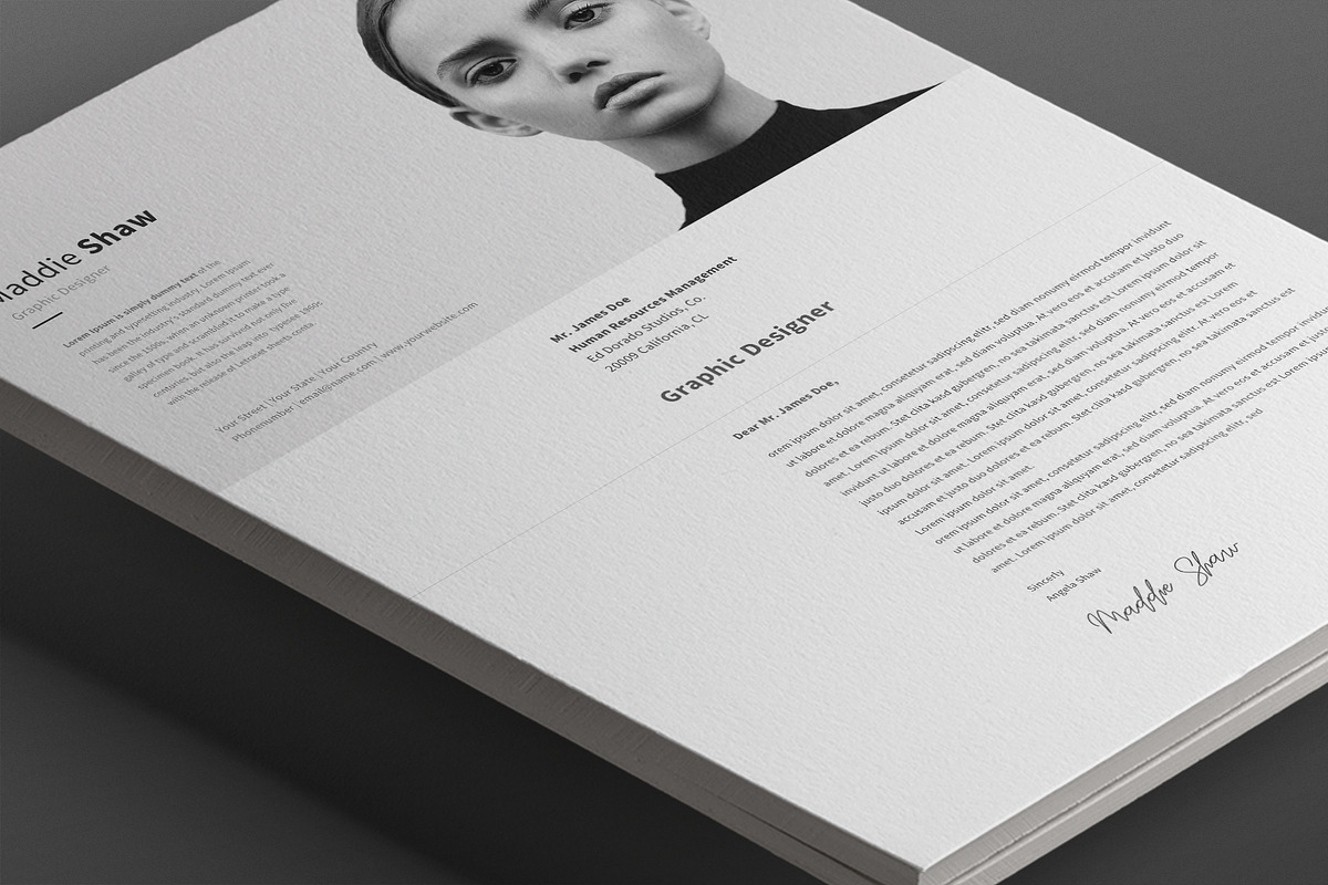 Antares Resume Template, a Resume Template by Nina Shaw (Photo 8 of 9)