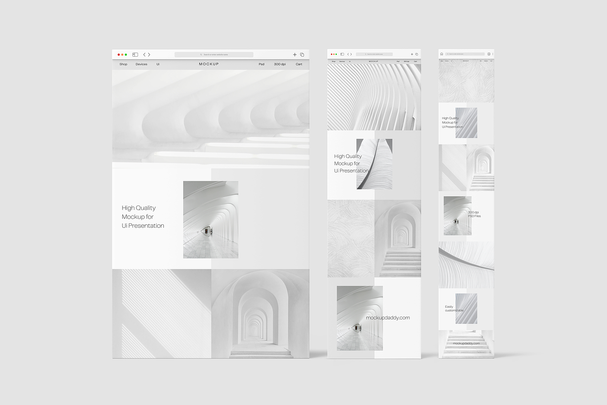 Clean Responsive Web & App UI Mockup, a Device Mockup by Mockupdaddy (Photo 5 of 40)